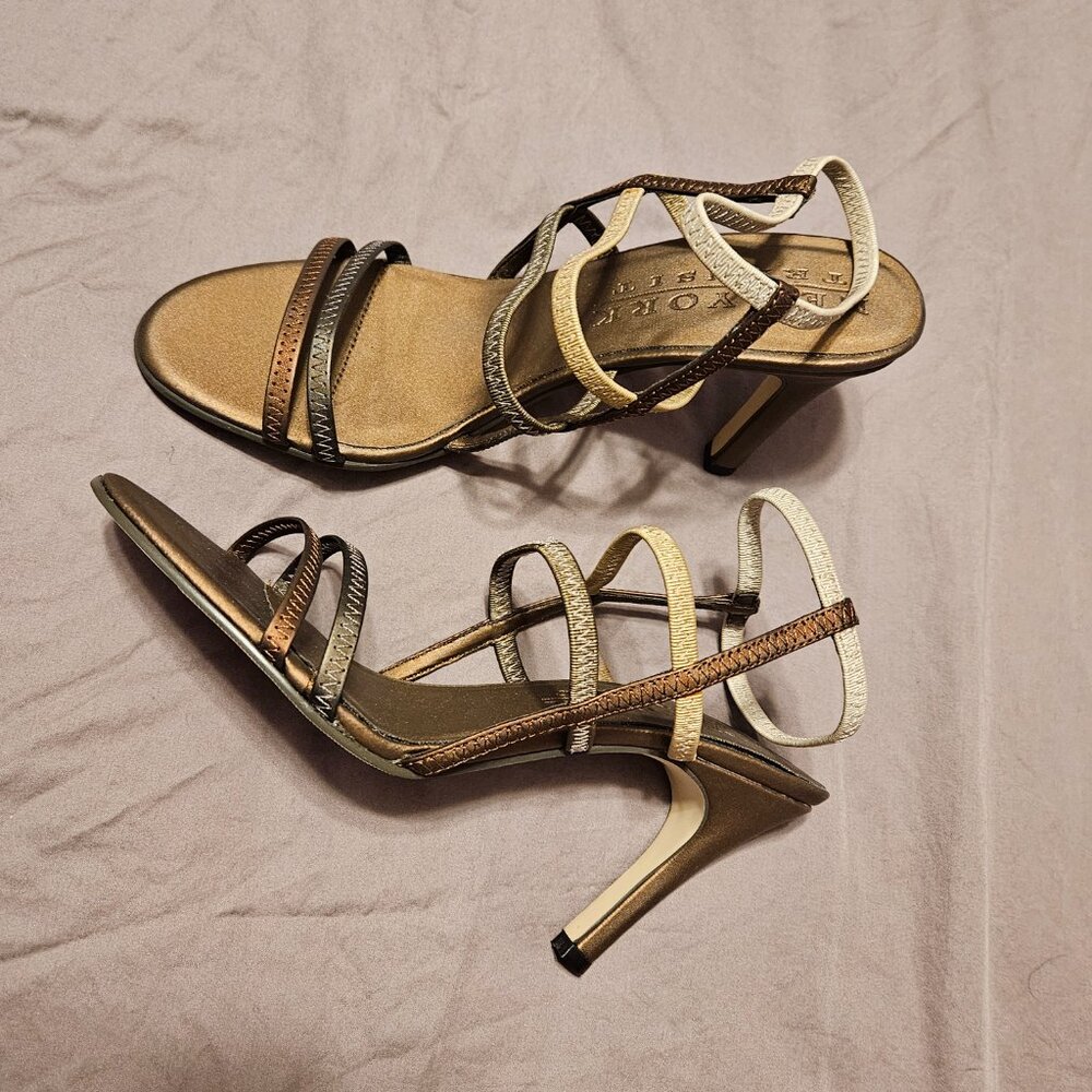 New York Transit Strapped Heels, Never Worn